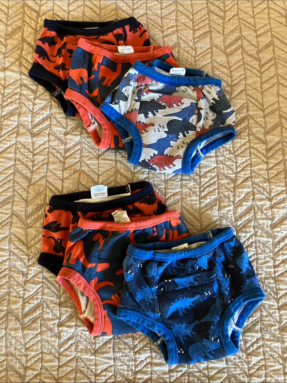 BIG ELEPHANT• 6-Pack Potty Training Underwear, Toddler Training Pants
